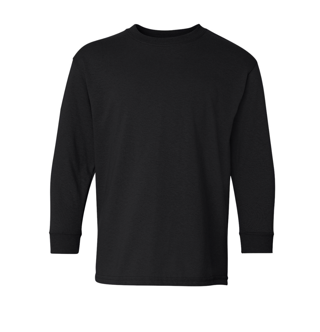 Youth Long Sleeve Round Neck T-Shirt (Unisex)