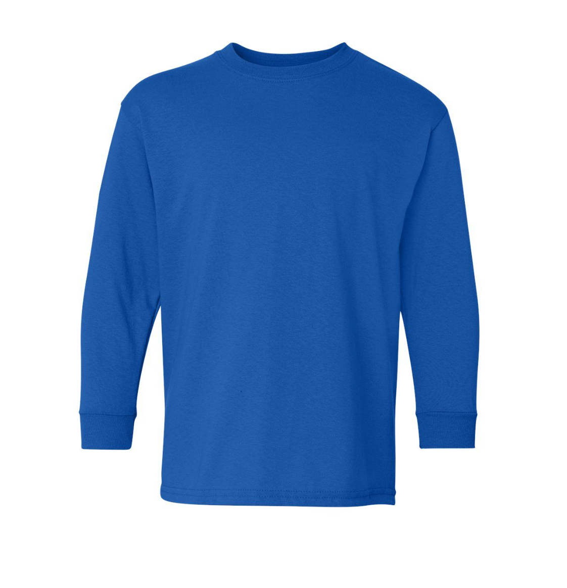 Youth Long Sleeve Round Neck T-Shirt (Unisex)
