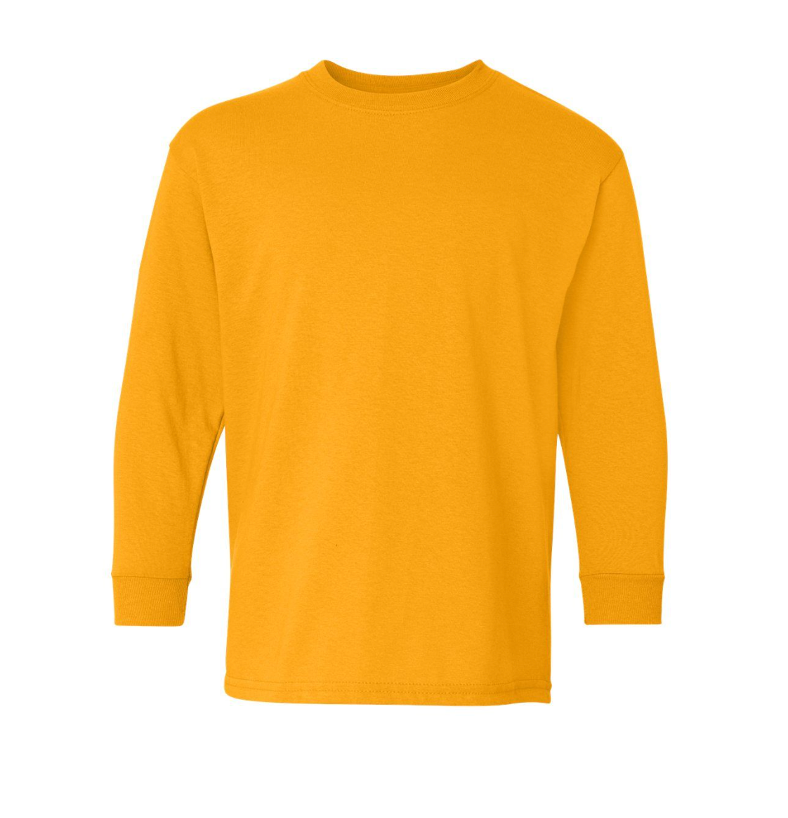 Youth Long Sleeve Round Neck T-Shirt (Unisex)