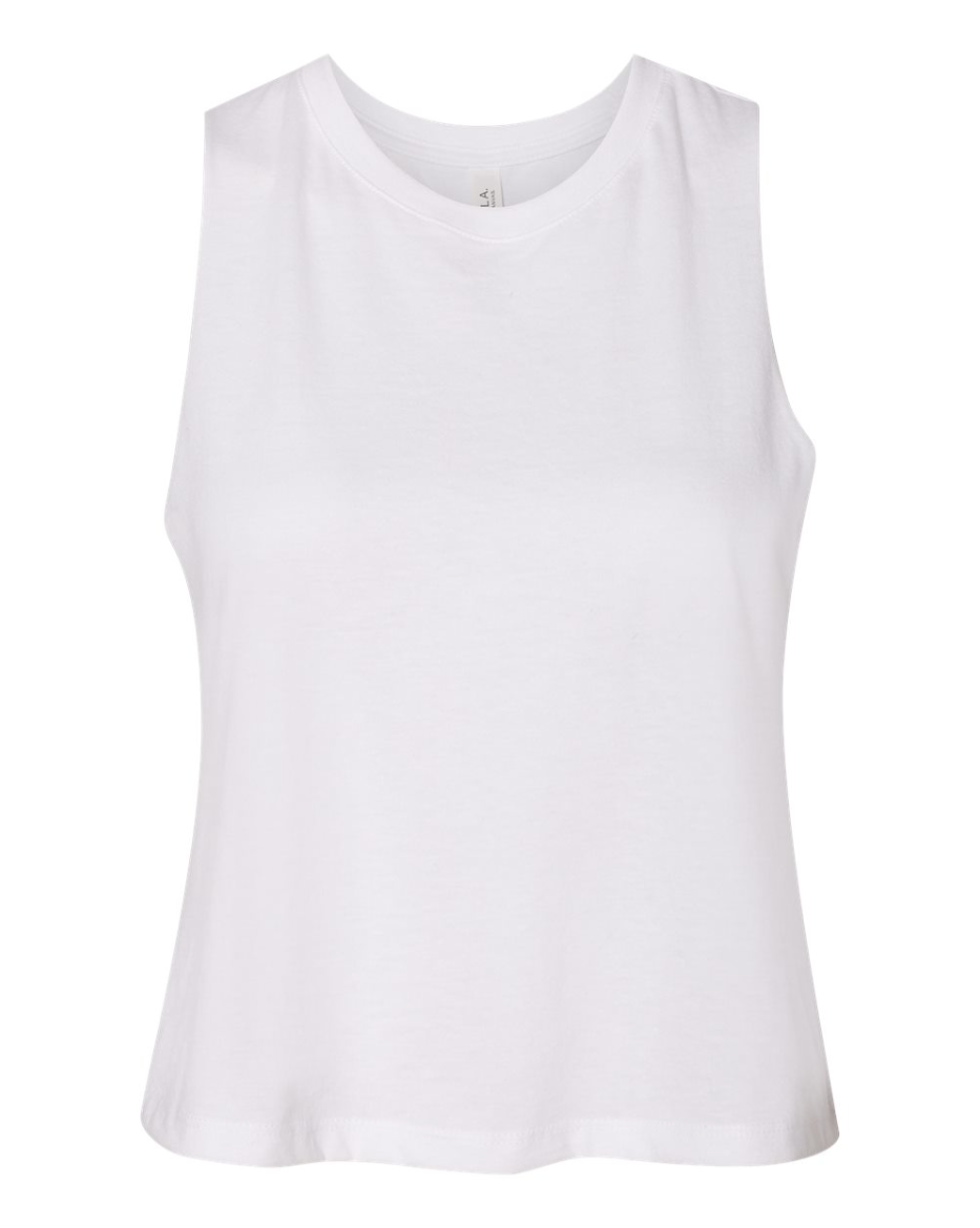 Women Racerback Crop Tank Top