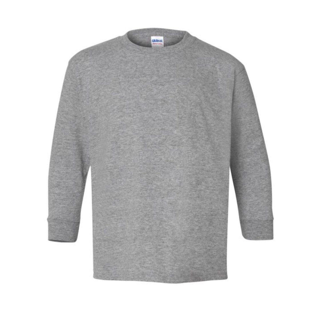 Youth Long Sleeve Round Neck T-Shirt (Unisex)