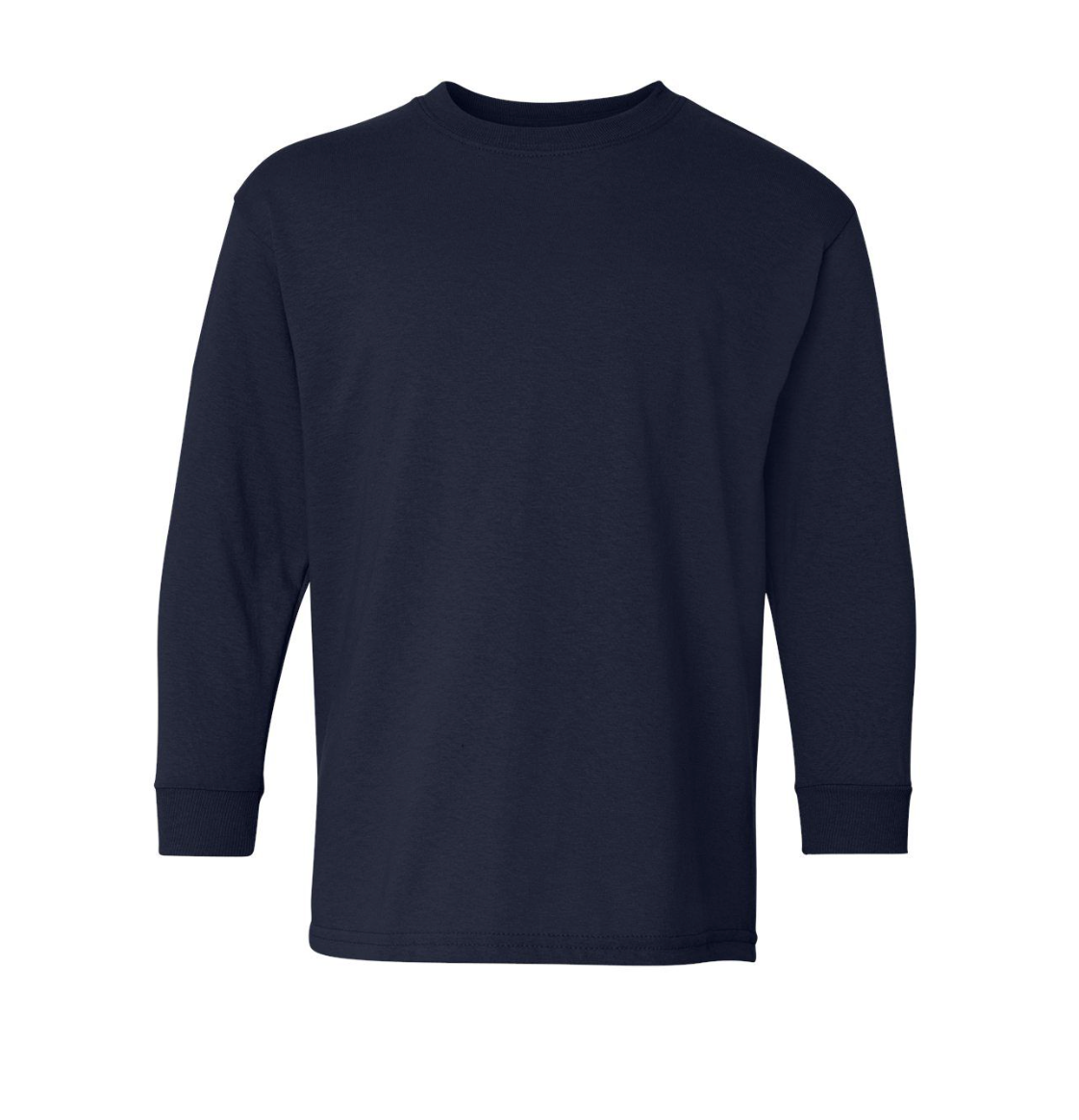 Youth Long Sleeve Round Neck T-Shirt (Unisex)