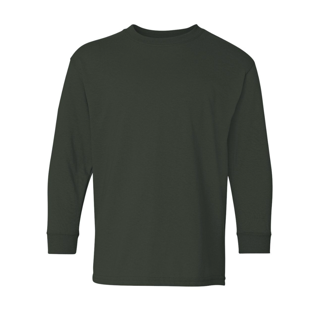 Youth Long Sleeve Round Neck T-Shirt (Unisex)