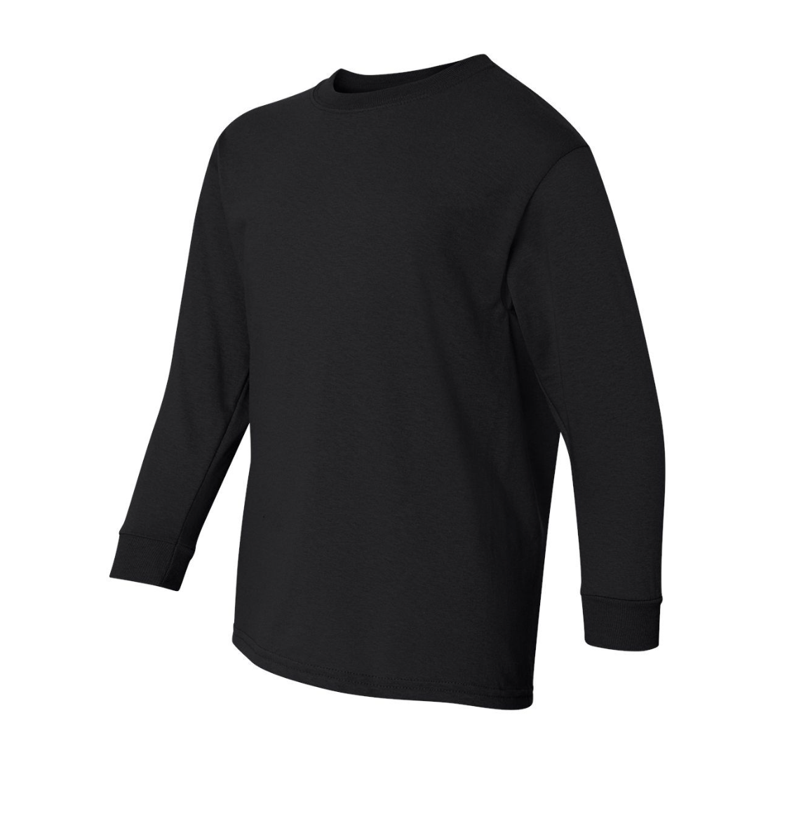 Youth Long Sleeve Round Neck T-Shirt (Unisex)