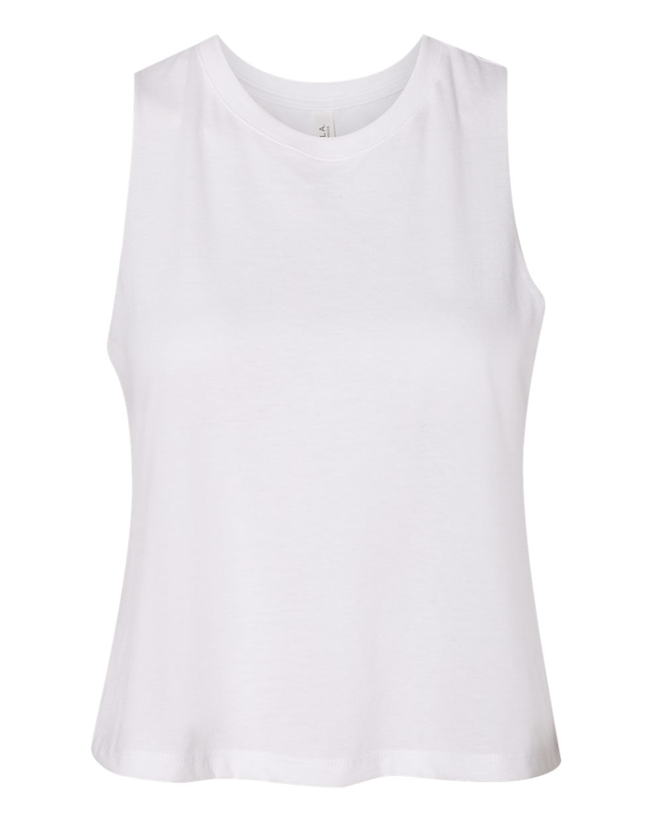 Women Racerback Crop Tank Top