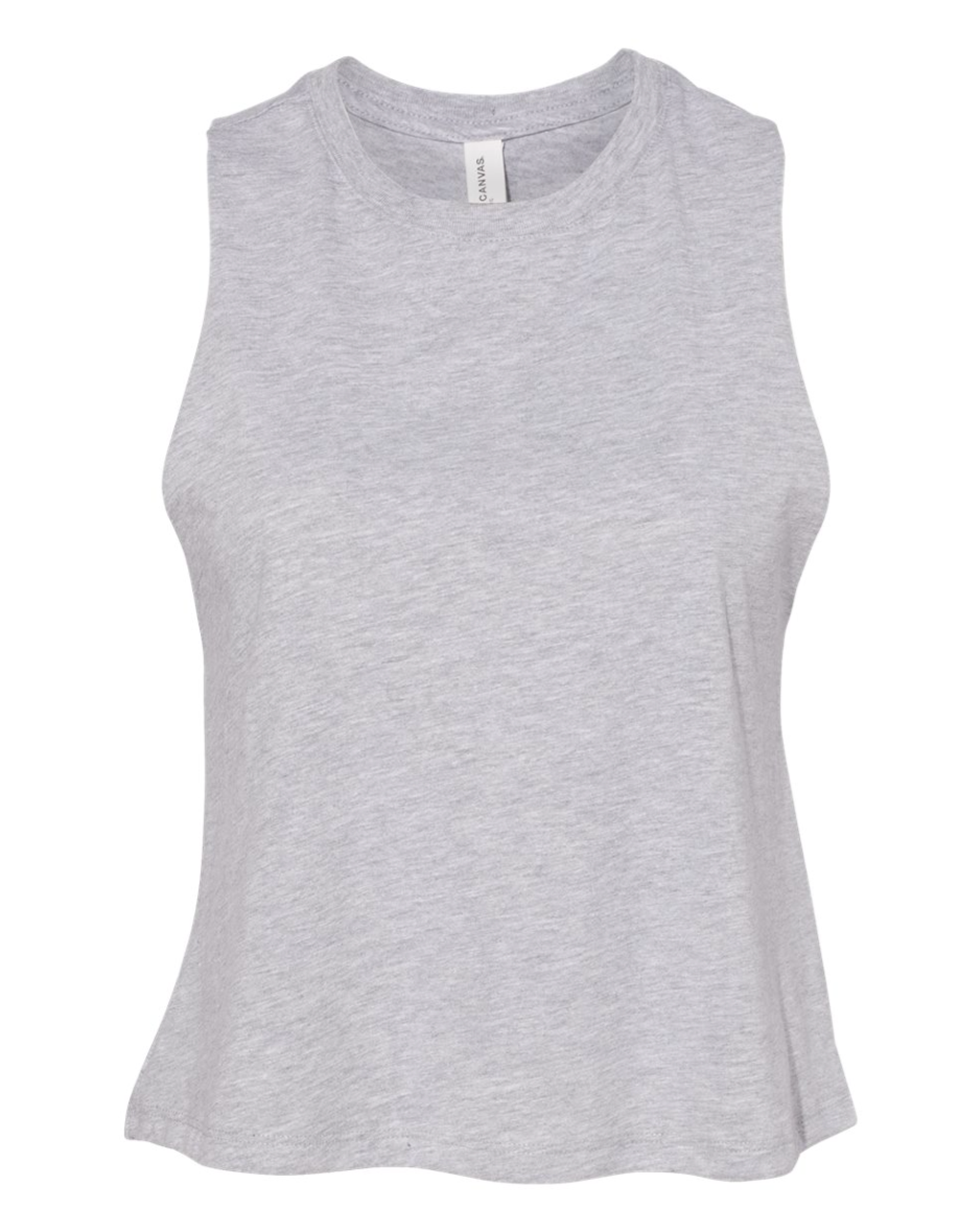 Women Racerback Crop Tank Top