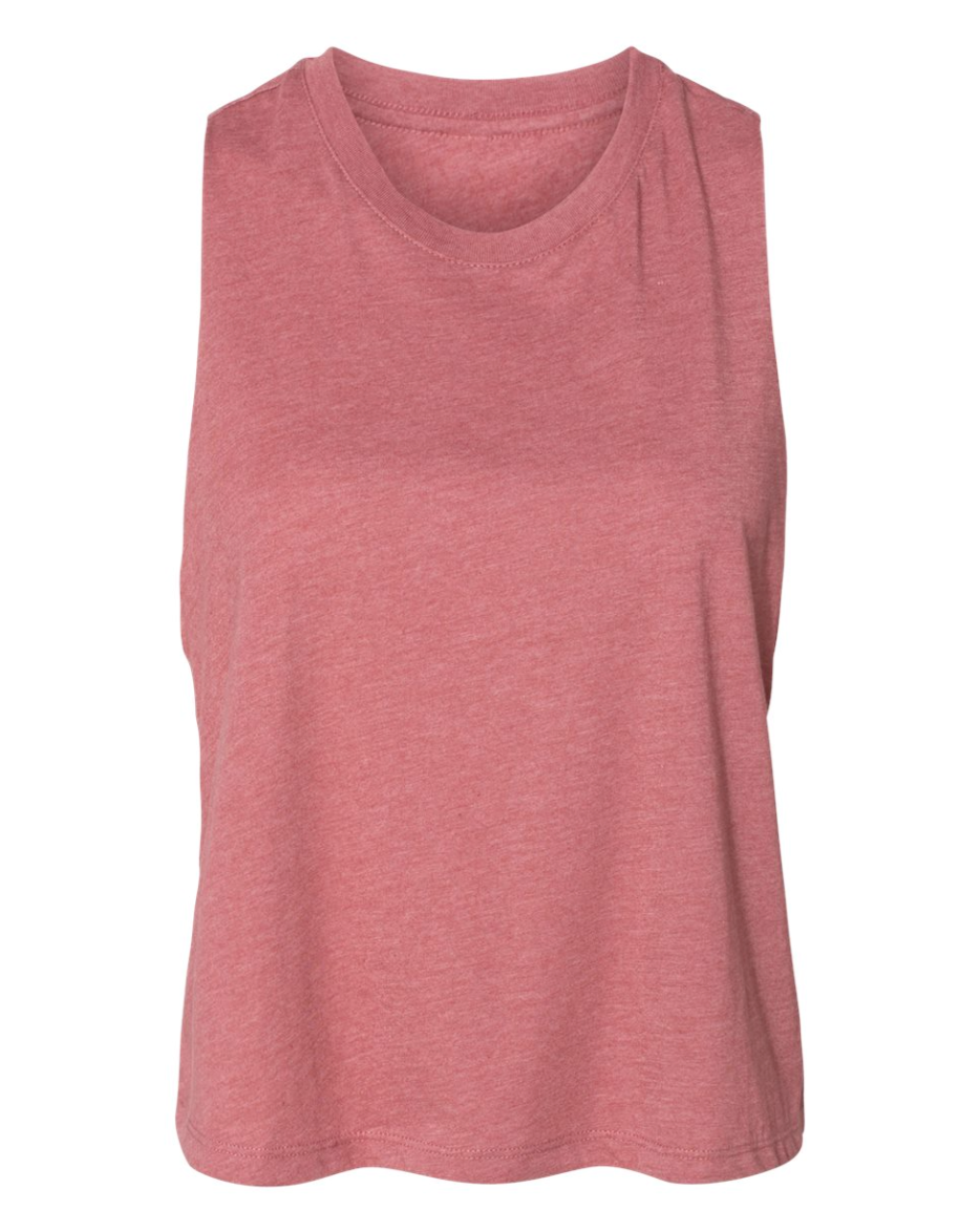 Women Racerback Crop Tank Top