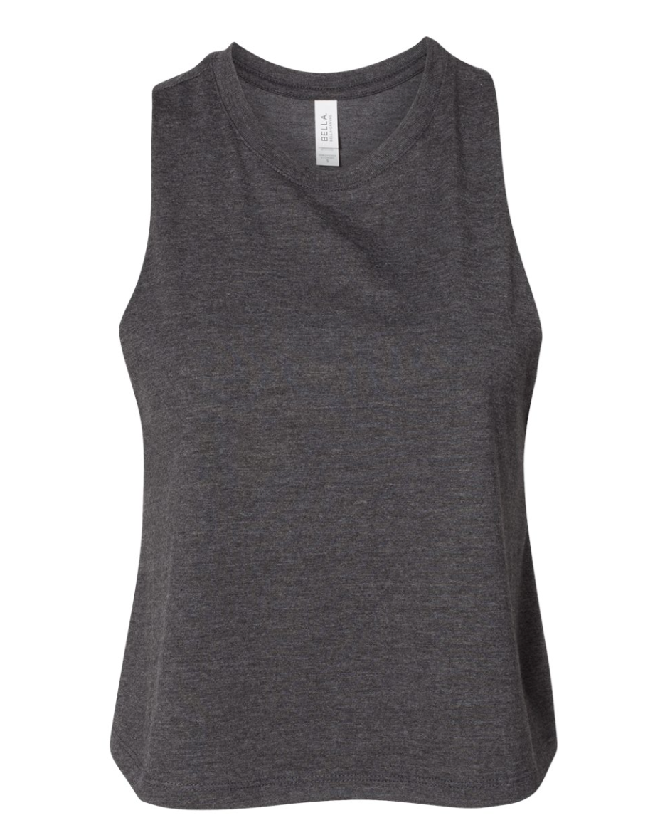 Women Racerback Crop Tank Top