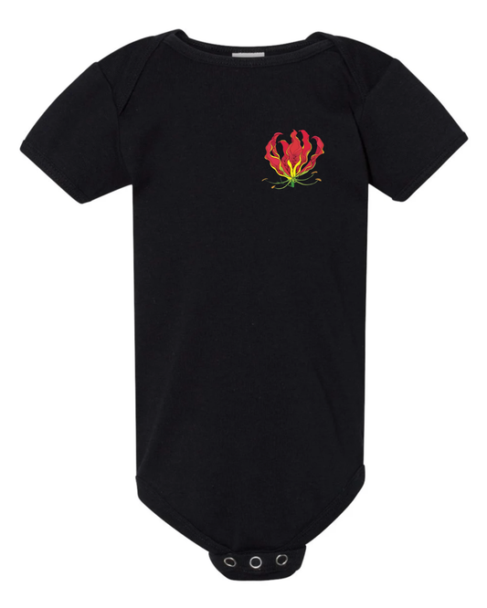 Karthigai Poo Baby Short Sleeve Onesie (Unisex)