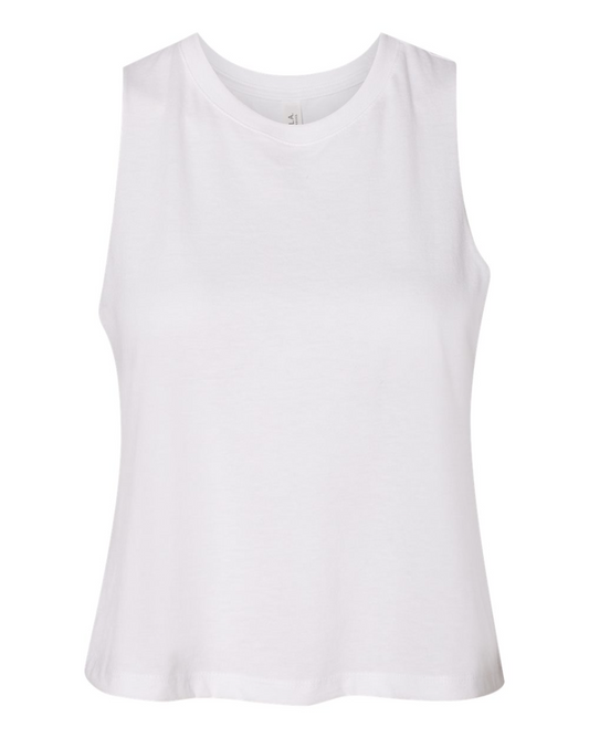 Women Racerback Crop Tank Top