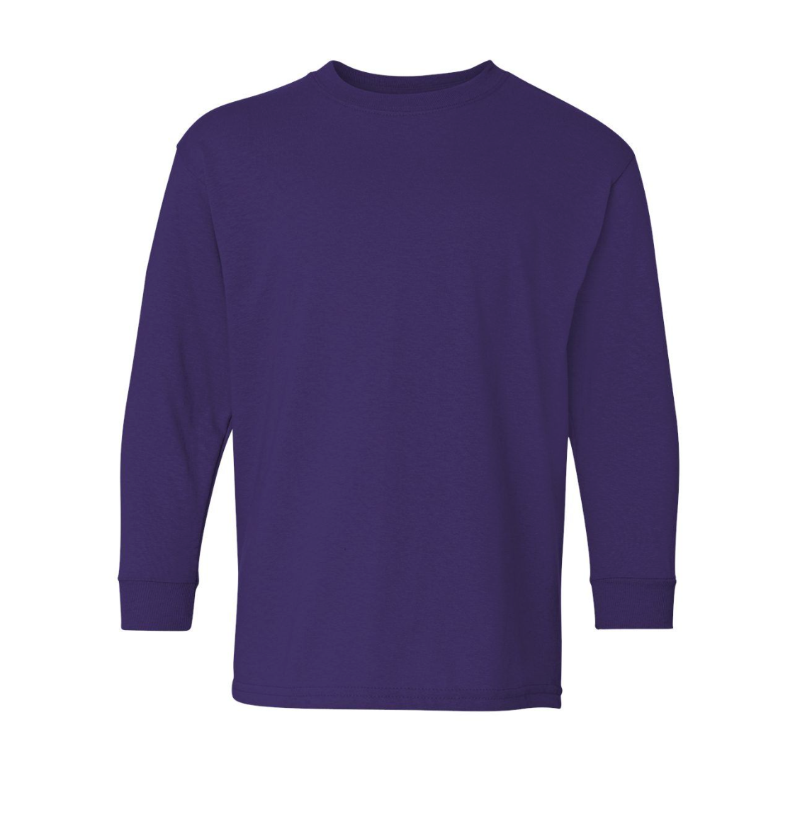 Youth Long Sleeve Round Neck T-Shirt (Unisex)
