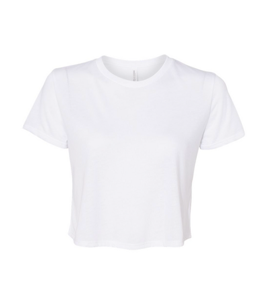 Women Flowy Crop T-Shirt