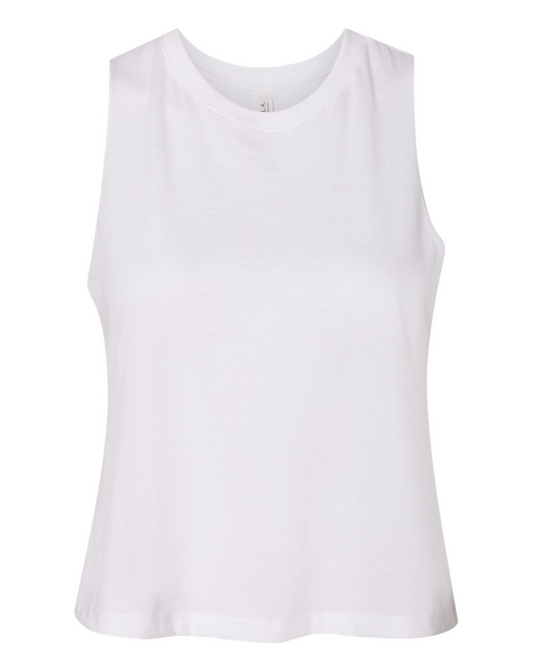 Women Racerback Crop Tank Top